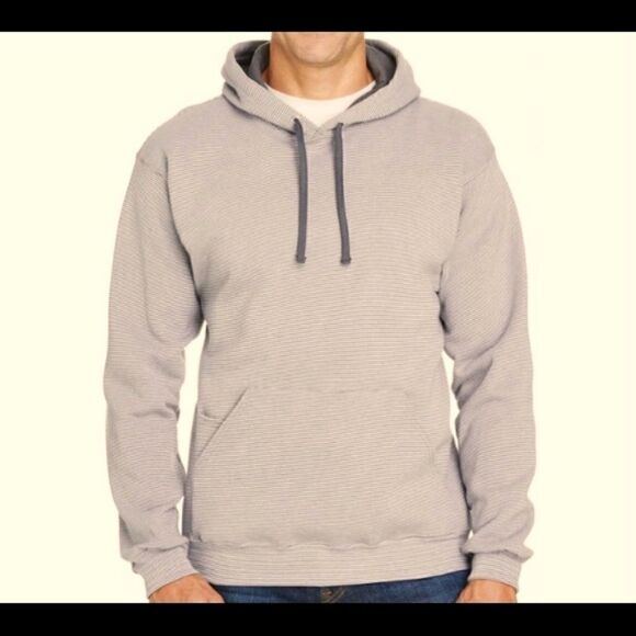 🛍Adults Unisex Stripped Hooded Sweatshirts lightweight Sizes: Large - Picture 1 of 9